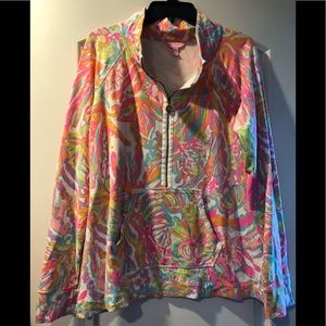 Lilly Pulitzer Skipper Popover Scuba To Cuba XL